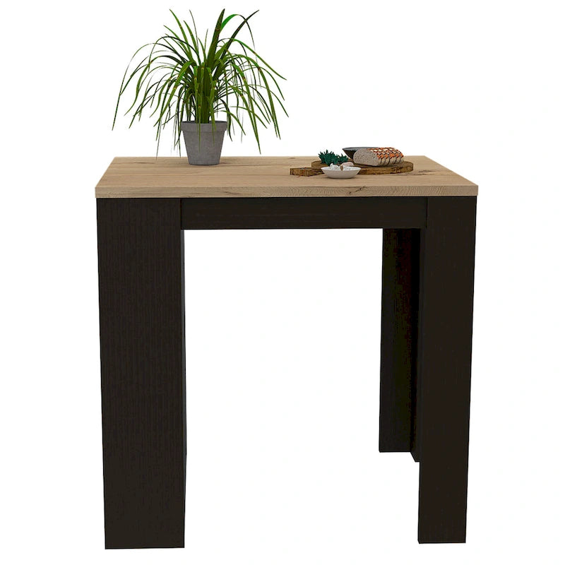 TUHOME Tanna Kitchen Counter Island with 3 Shelves - 36 W x 31L
