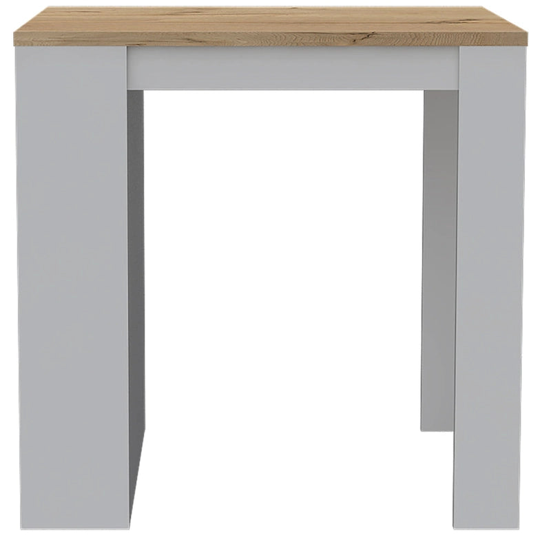 TUHOME Tanna Kitchen Counter Island with 3 Shelves - 36 W x 31L