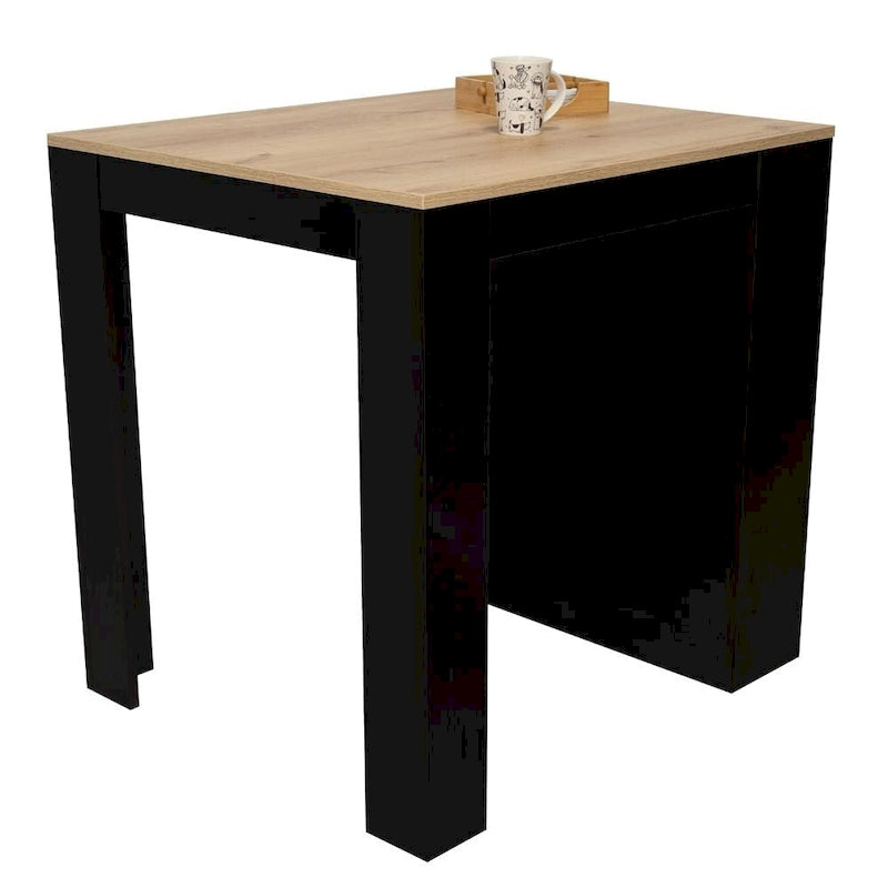 TUHOME Tanna Kitchen Counter Island with 3 Shelves - 36 W x 31L