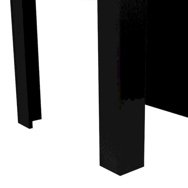 TUHOME Tanna Kitchen Counter Island with 3 Shelves - 36 W x 31L