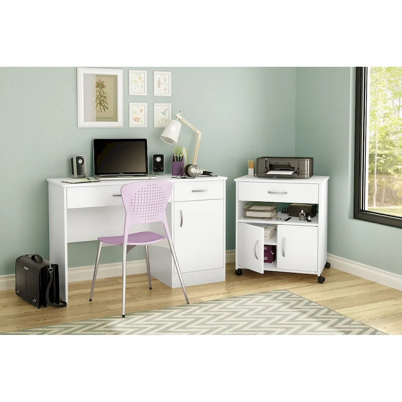 South Shore Axess Printer Cart on Wheels