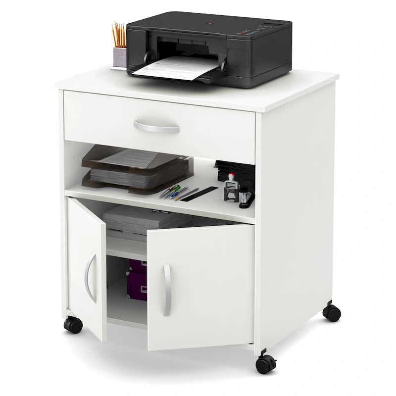 South Shore Axess Printer Cart on Wheels