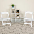 Vinyl-padded Wood Folding Chair (Set of 4)
