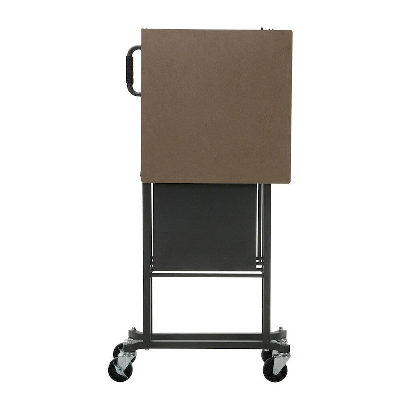 COSCO Smartfold Grey Utility Table / Workbench with Locking Casters