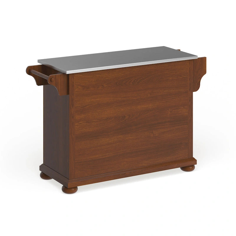 Crosley Alexandria Stainless Steel Top Full Size Kitchen Island/Cart - 18d x 51.5w x 34h