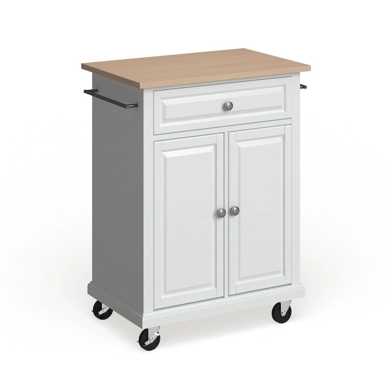 Crosley Compact Wood Top Kitchen Cart - 31W x 18D x 35.5H