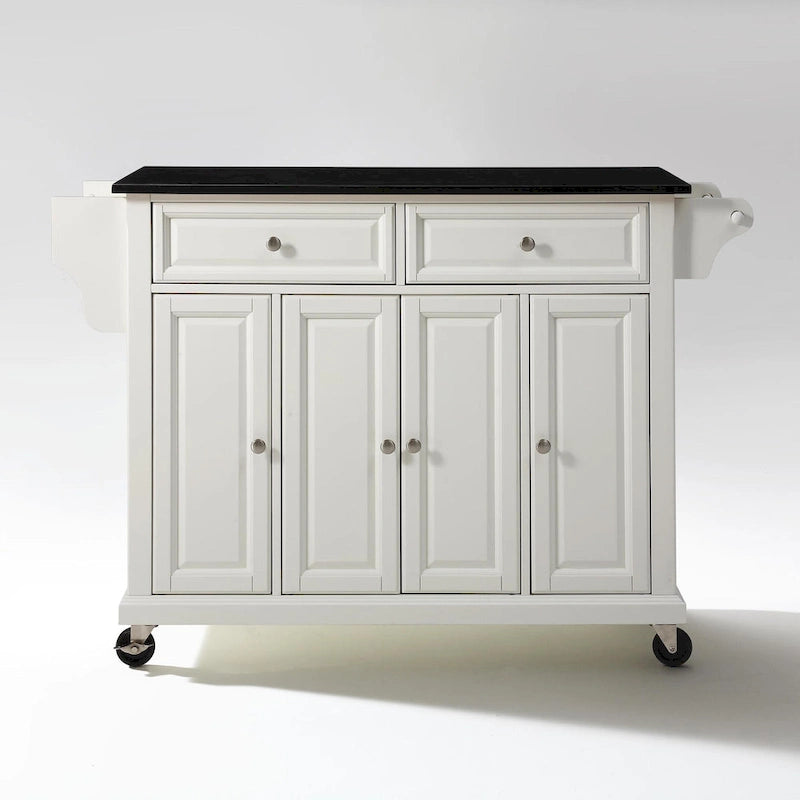 Crosley Full Size Granite Top Kitchen Cart - 18d x 51.5w x 36h