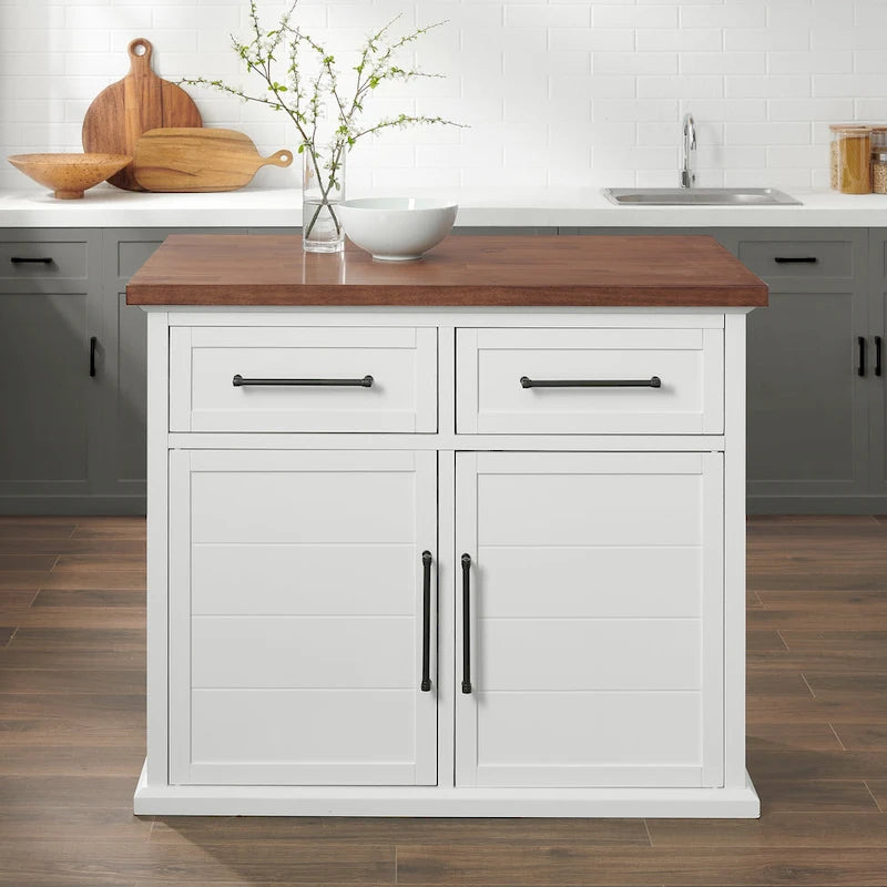 Crosley Bartlett Wood Top Kitchen Island - 27d x 42w x 36h