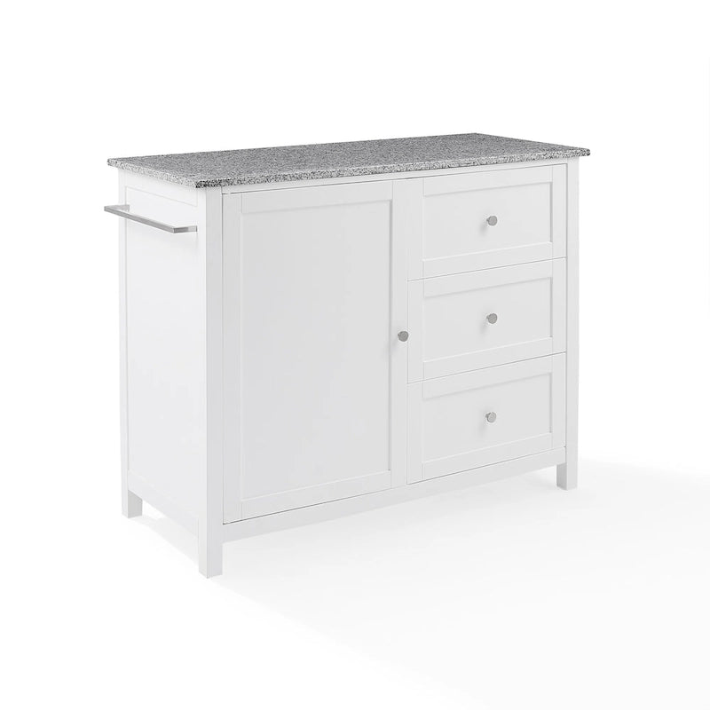 Crosley Soren Granite Top Kitchen Island/Cart - 18.13d x 42.13w x 37.5h