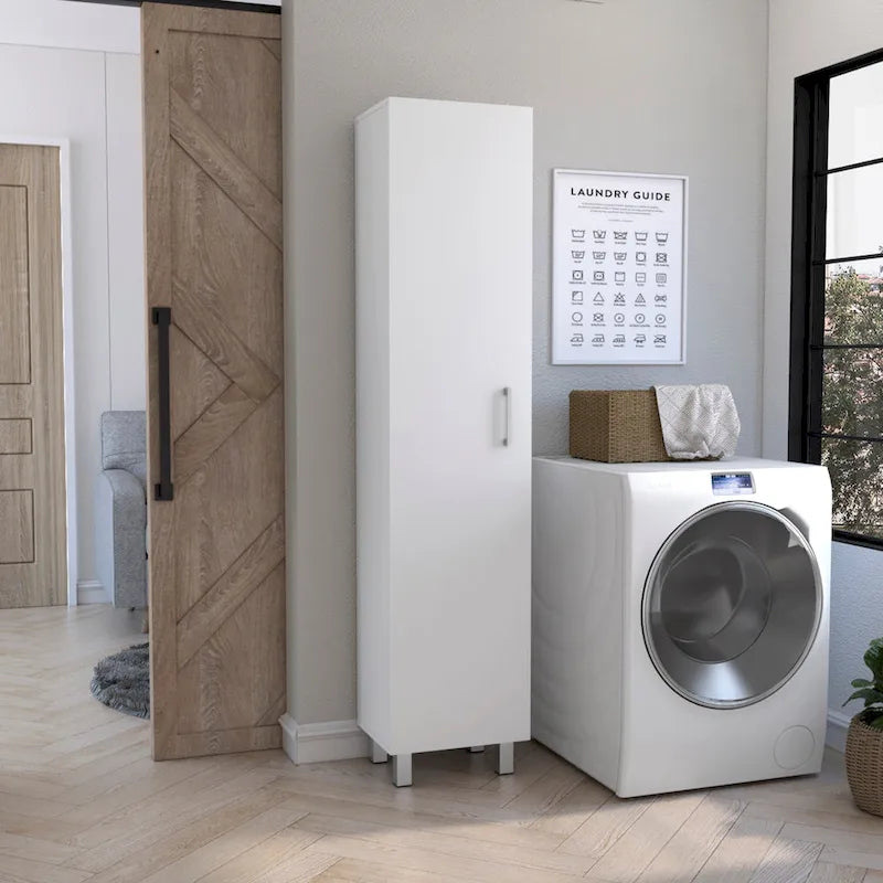 Vintro 71 Tall 5-Shelves Storage Cabinet Broom Closet - N/A