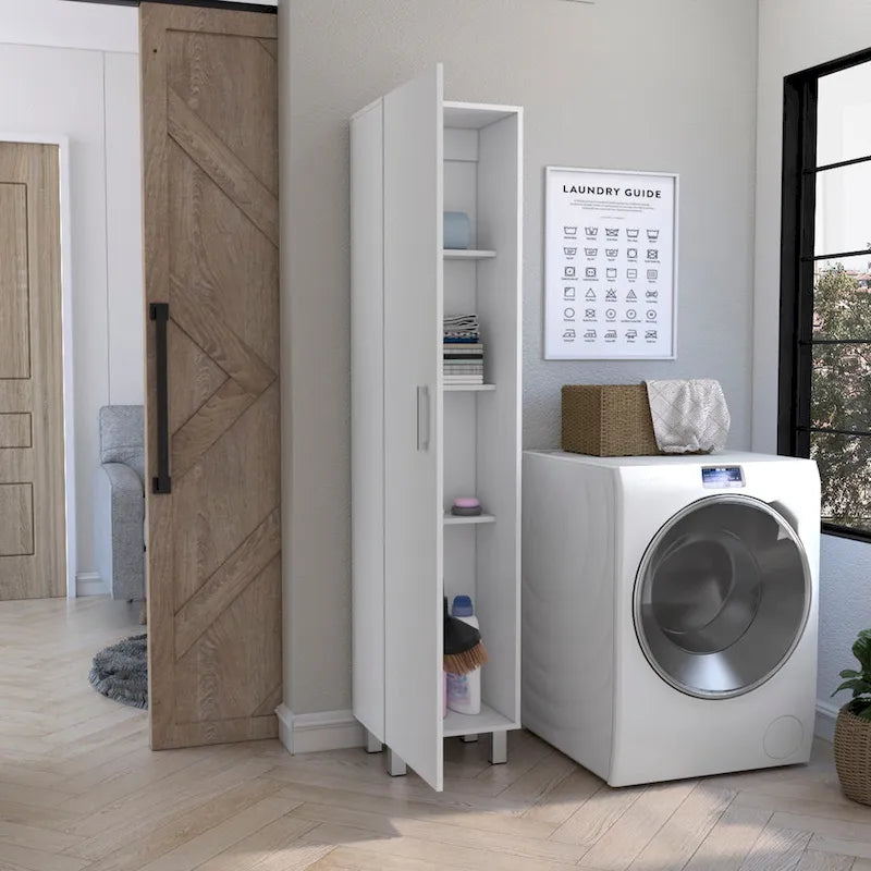 Vintro 71 Tall 5-Shelves Storage Cabinet Broom Closet - N/A