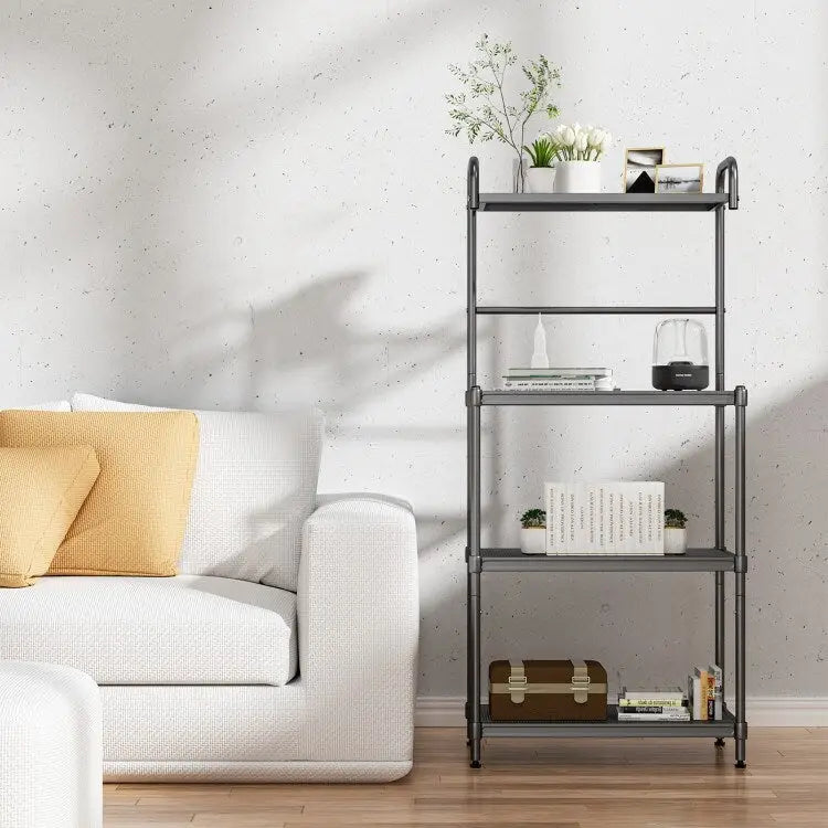 Versatile 4-Tier Kitchen Storage Rack - Stylish Bakers Rack Organizer - 23.5 x 13.5 x 53.5 (L x W x H)