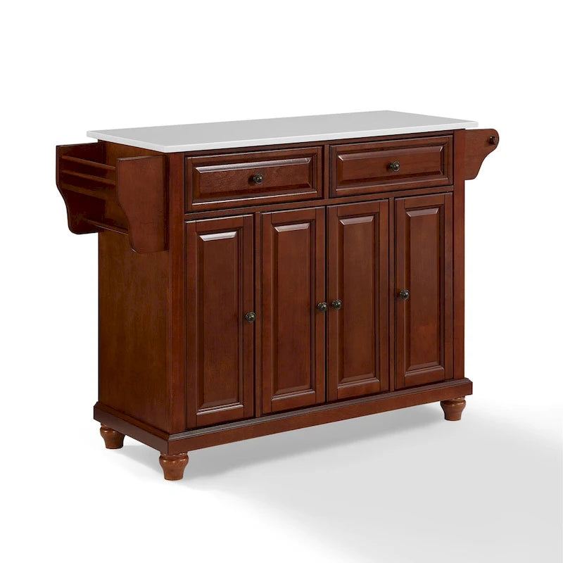 Crosley Cambridge Granite Top Full Size Kitchen Island/Cart - 51.5 W x 18 D x 36 H