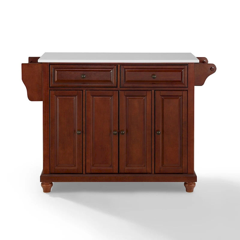 Crosley Cambridge Granite Top Full Size Kitchen Island/Cart - 51.5 W x 18 D x 36 H