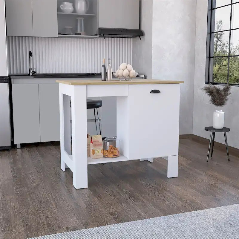 Wooden Kitchen Island