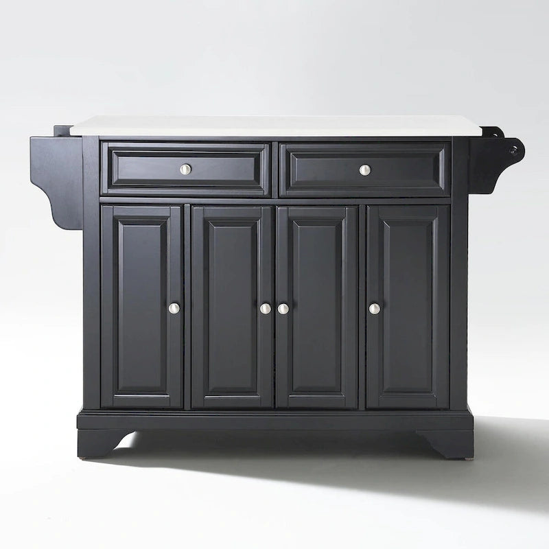 Crosley Lafayette Granite Top Full Size Kitchen Island/Cart - 51.5 W x 18 D x 36 H