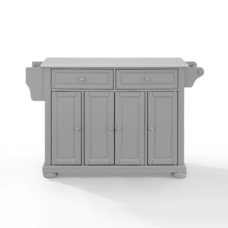 Crosley Alexandria Granite Top Kitchen Island - 18d x 51.5w x 36h