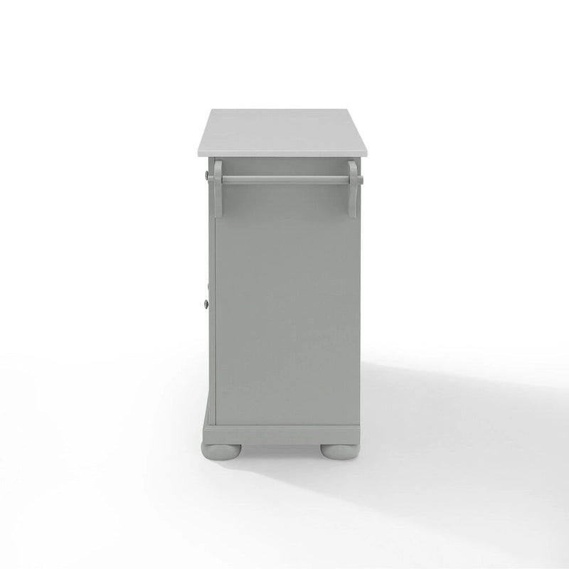 Crosley Alexandria Granite Top Kitchen Island - 18d x 51.5w x 36h