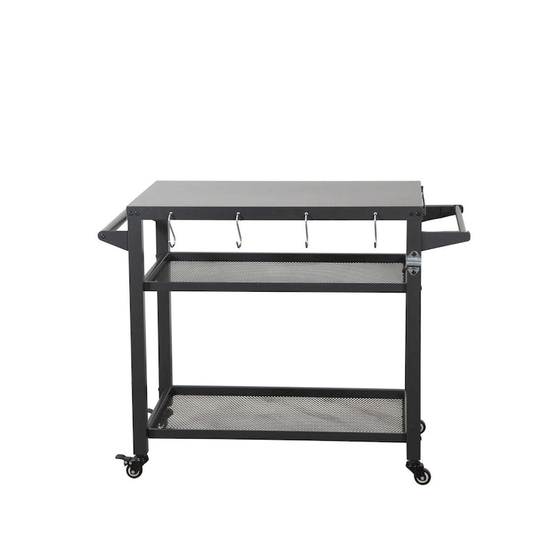3-Shelf Outdoor Grill Table