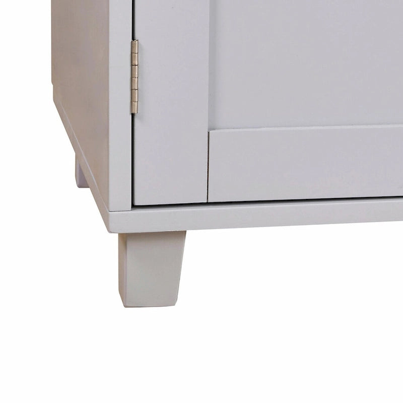 Kitchen Island with Rubber Wood Top, Spacious Drawer, Internal Storage Rack, Wheels