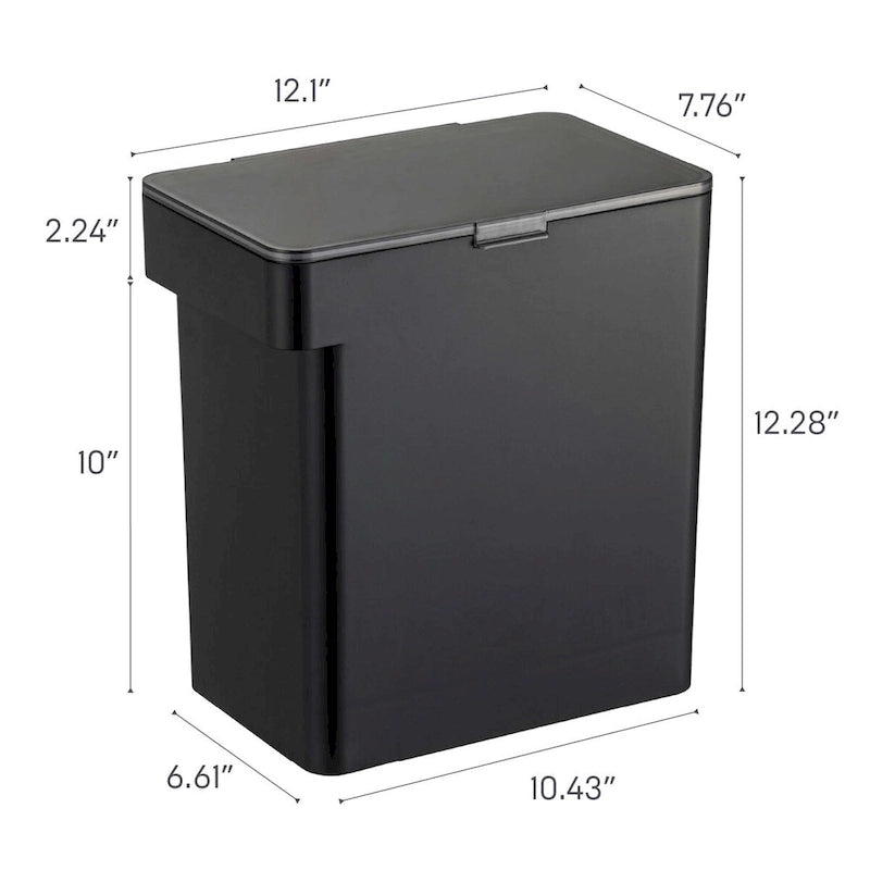 Yamazaki Home Airtight Pet Food Container - Three Sizes, Polypropylene, Large, 15 lbs., 3.2 gallons, 12 quarts