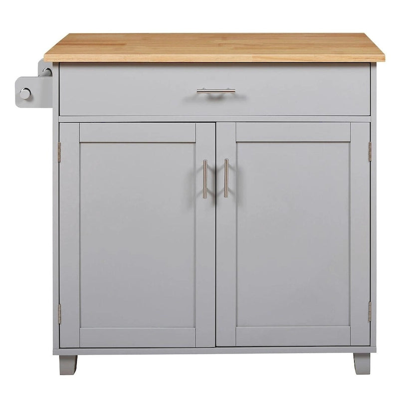 Rolling Kitchen Island Cart with Wheels , Drawer, Storage Racks