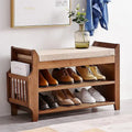 2 Tier Shoe Bench - 31.5D x 11.6W x 19.5H