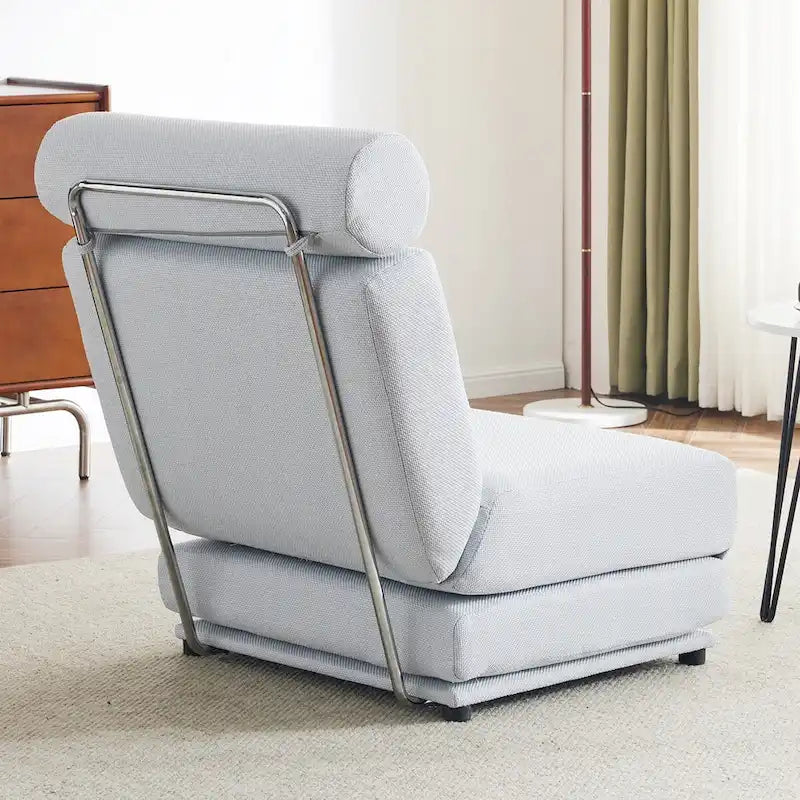 Single Sofa Chair Foldable Bed with Pillow,Portable Sofa Bed,Sofa Chair,Made of Breathable and Wearable Linen