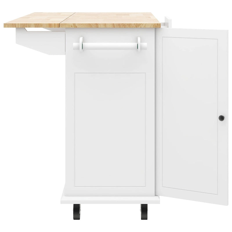 Kitchen Island with Drop Leaf - N/A