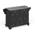 Crosley Lafayette Stainless Steel Top Full Size Kitchen Island/Cart - 18d x 51.5w x 36h