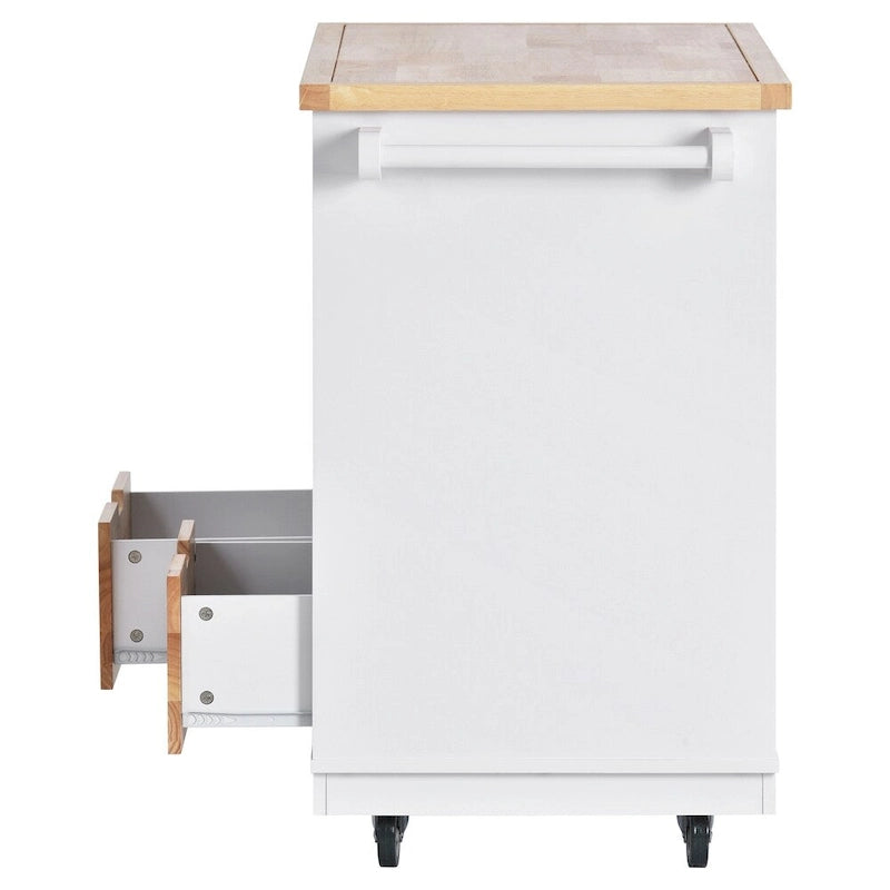 Rolling Kitchen Island Kitchen island Cart Spice Rack Kitchen Cart - 46.00L * 21.70W * 35.62H