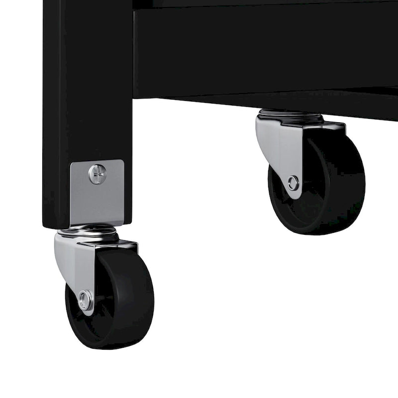 Multi-Functional Kitchen Island Cart with Spice Rack, Towel Holder, Wine Rack, and Foldable Rubberwood Table Top
