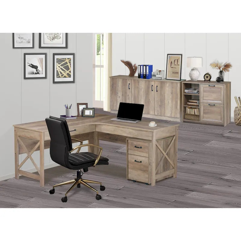 Saint Birch Alaska 3-Door Credenza Storage Cabinet