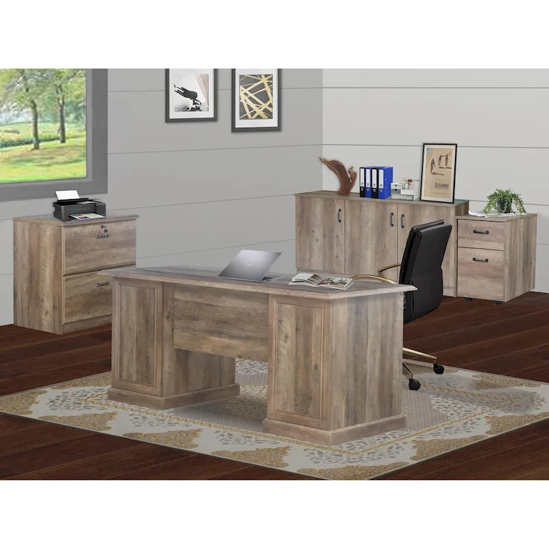 Saint Birch Alaska 3-Door Credenza Storage Cabinet