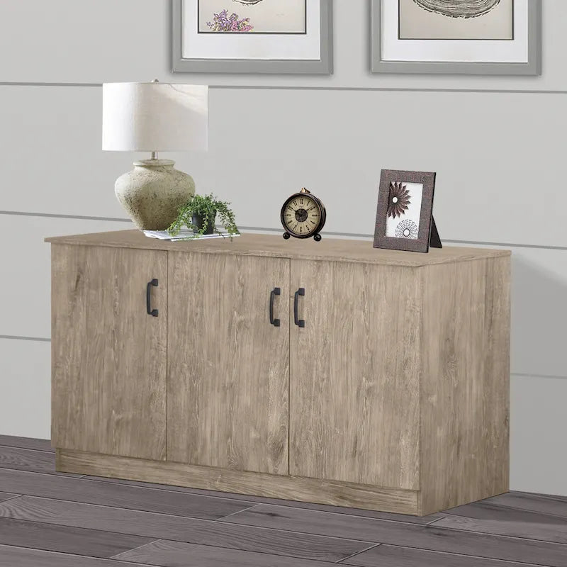 Saint Birch Alaska 3-Door Credenza Storage Cabinet