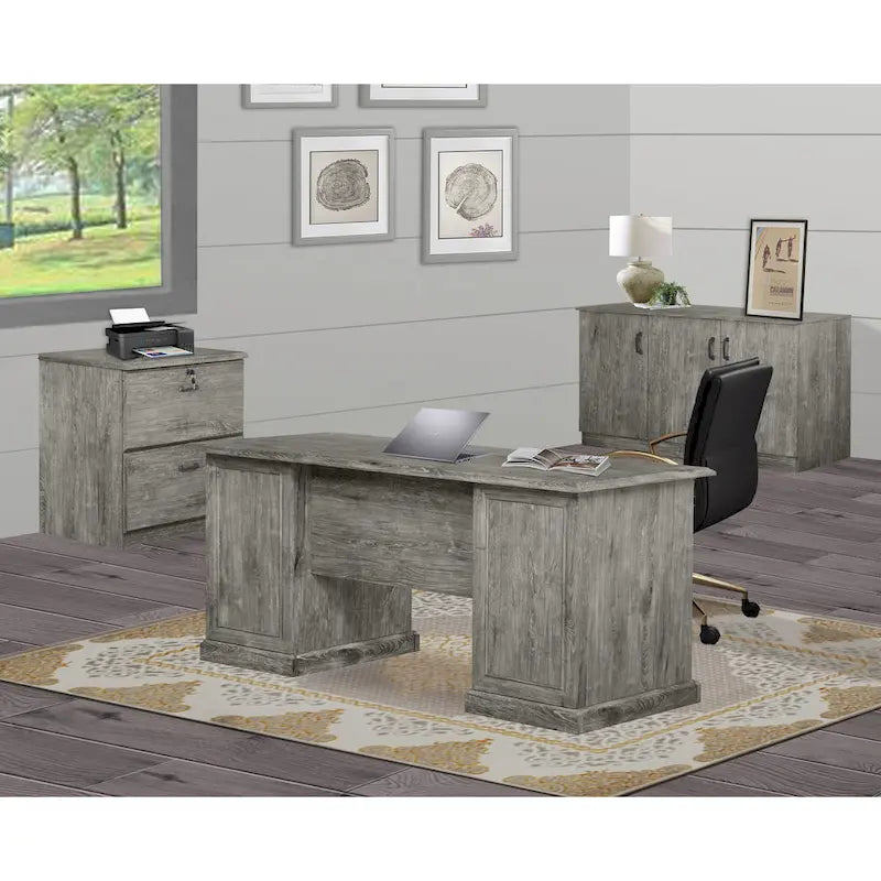 Saint Birch Alaska 3-Door Credenza Storage Cabinet