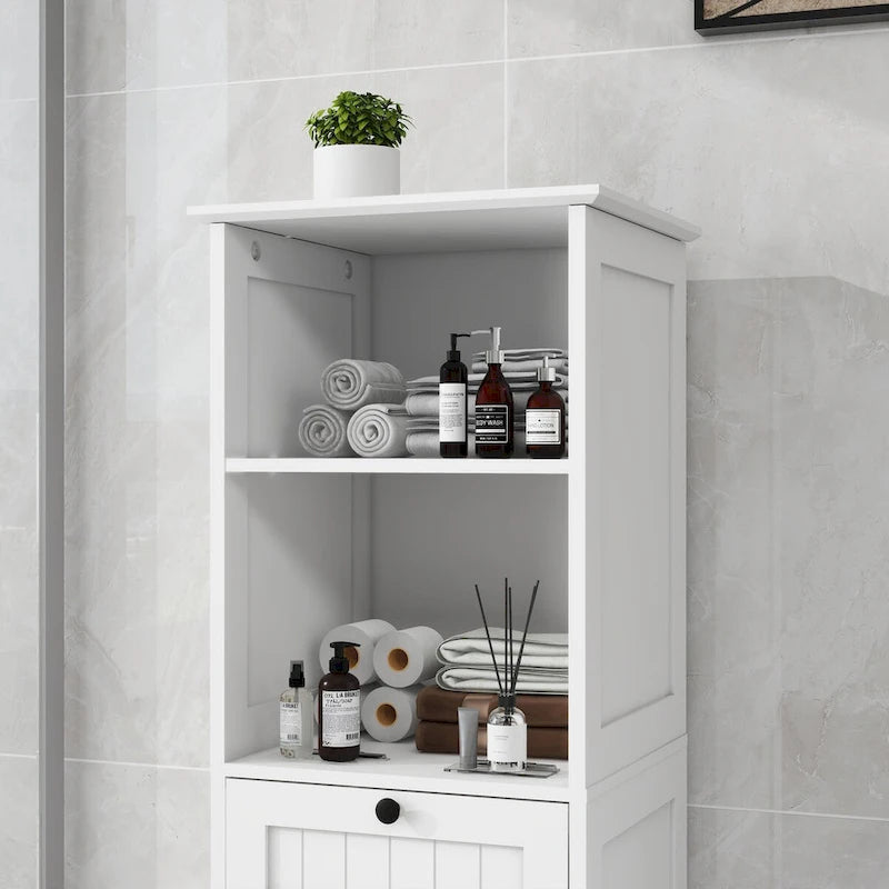 One-Drawer Tilt-Out Laundry Sorter Cabinet