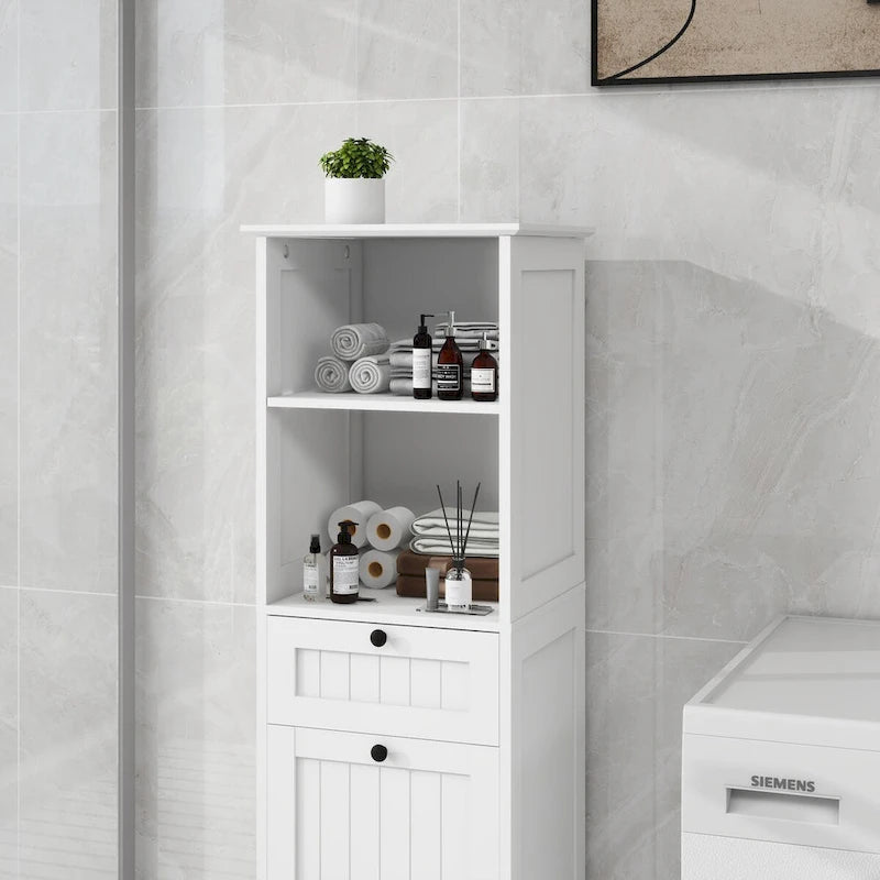 One-Drawer Tilt-Out Laundry Sorter Cabinet