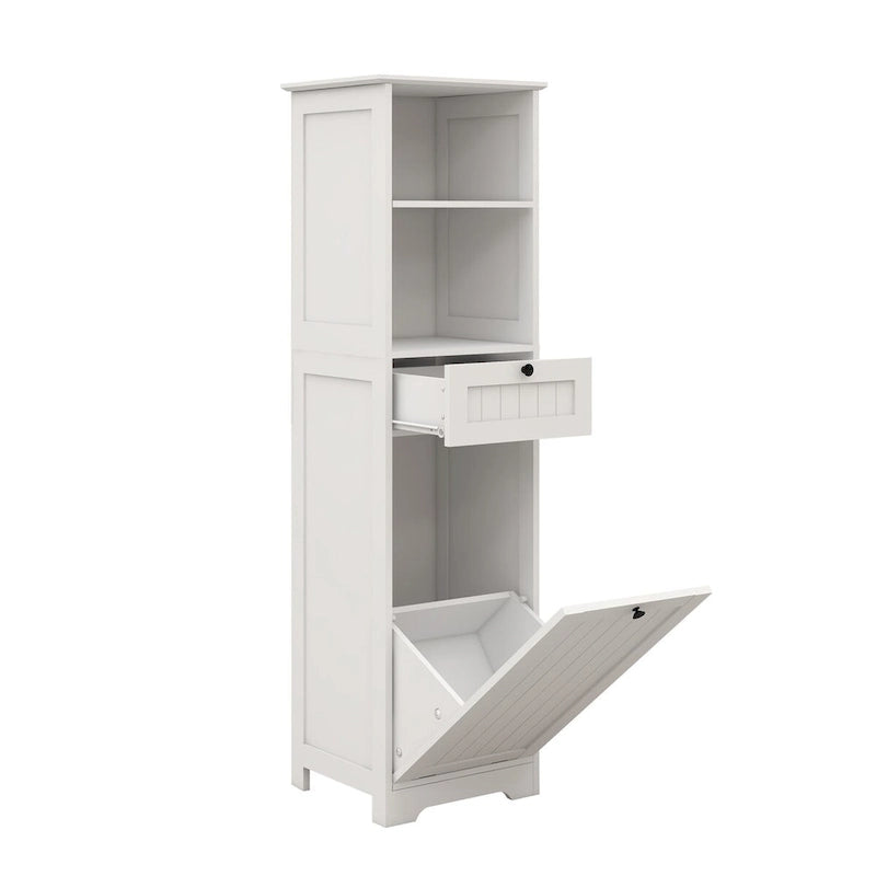 One-Drawer Tilt-Out Laundry Sorter Cabinet