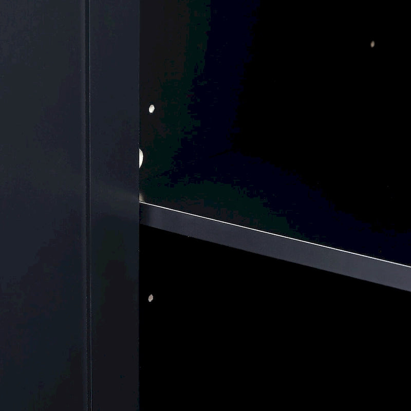 70 Tall Storage Cabinet with Doors and Three Drawers for Bathroom/Office