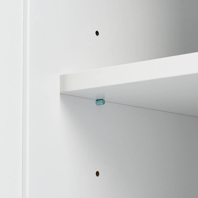 70 Tall Storage Cabinet with Doors and Three Drawers for Bathroom/Office