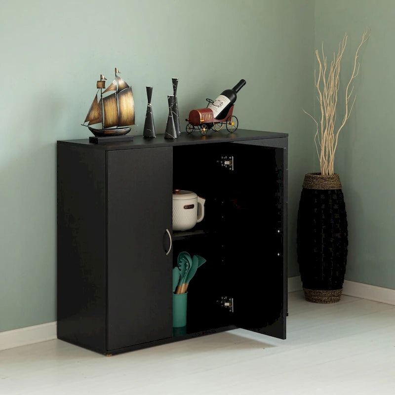 33 Sideboard Buffet Cabinet with Storage, Spacious Table Top, Large Drawers, and Adjustable Shelf - Kitchen Organizer & Storage