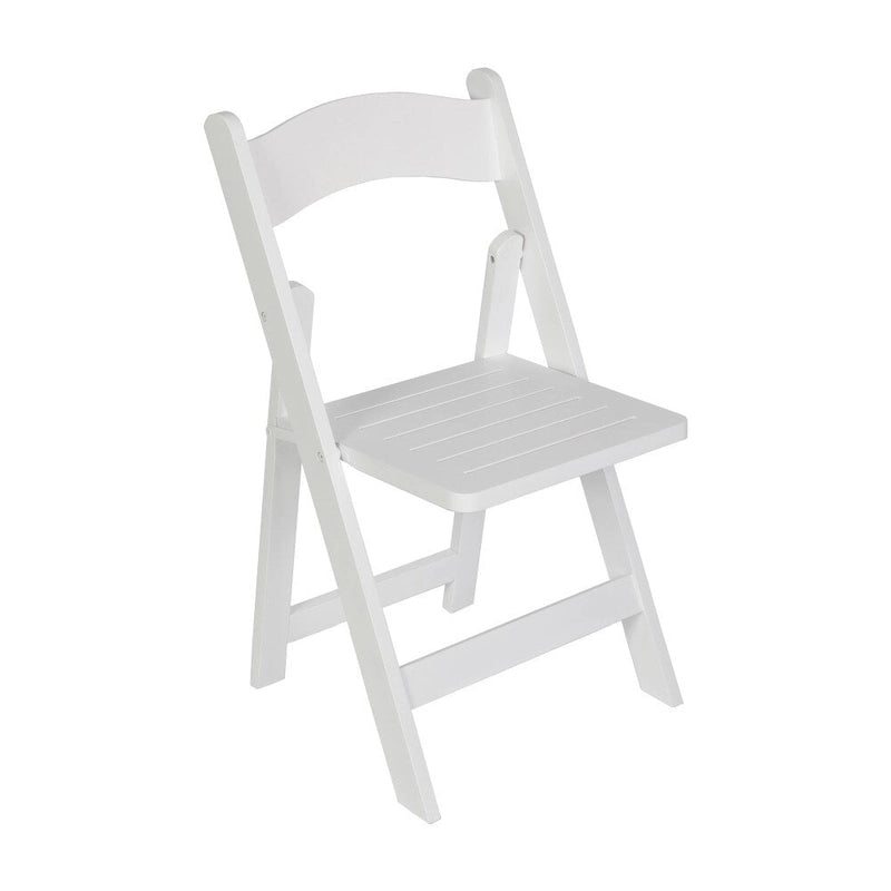 Commercial Grade Solid Wood Portable Folding Dining Chair - 17.5W x 18D x 31.25H