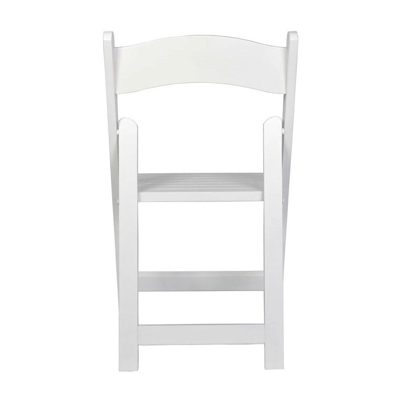 Commercial Grade Solid Wood Portable Folding Dining Chair - 17.5W x 18D x 31.25H