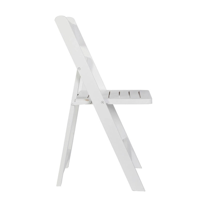 Commercial Grade Solid Wood Portable Folding Dining Chair - 17.5W x 18D x 31.25H