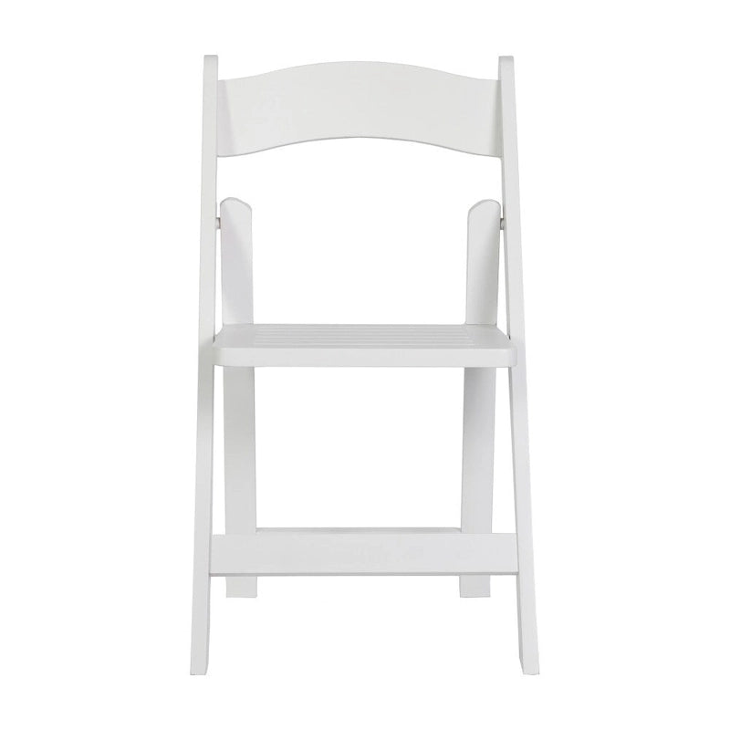 Commercial Grade Solid Wood Portable Folding Dining Chair - 17.5W x 18D x 31.25H