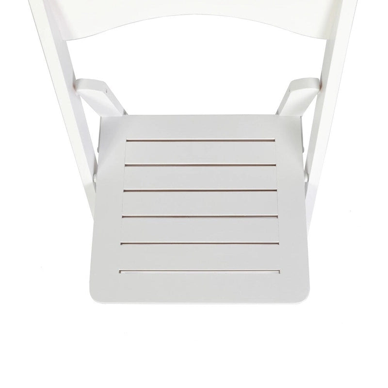 Commercial Grade Solid Wood Portable Folding Dining Chair - 17.5W x 18D x 31.25H