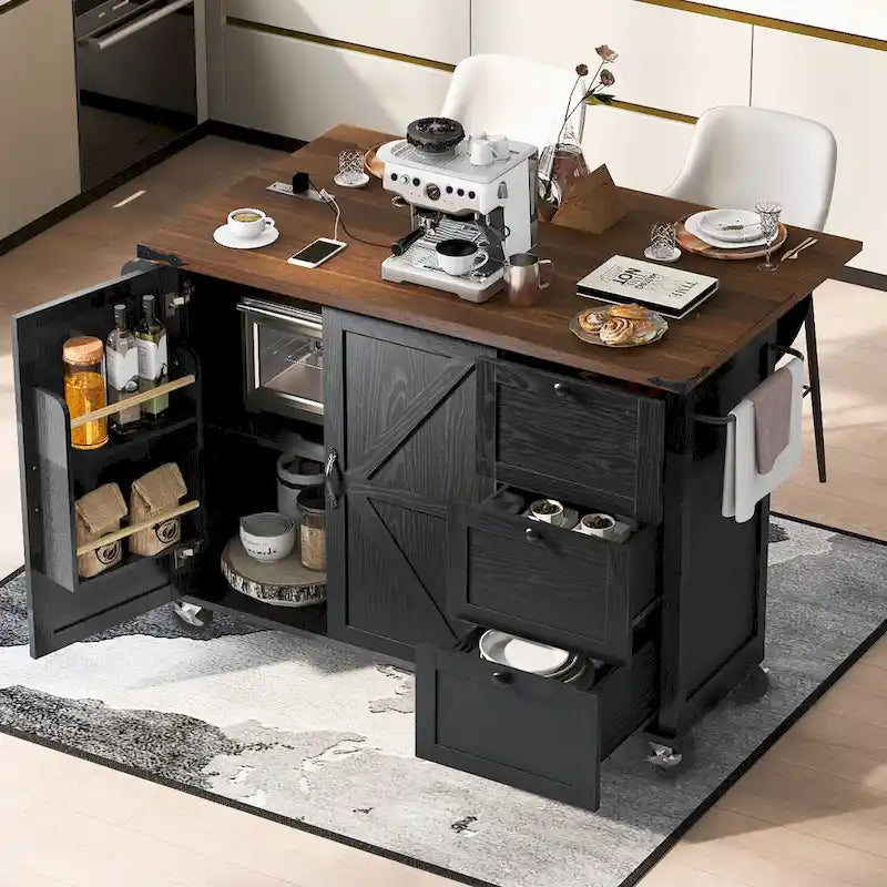 Rolling Kitchen Cart on Wheels,for Home,Kitchen and Dining Room