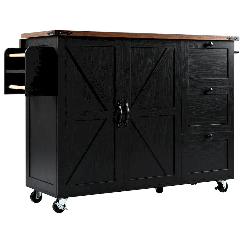 Rolling Kitchen Cart on Wheels,for Home,Kitchen and Dining Room