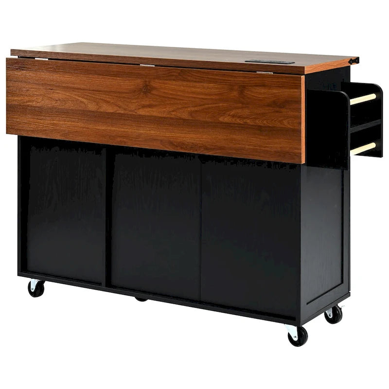 Rolling Kitchen Cart on Wheels,for Home,Kitchen and Dining Room